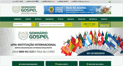 Desktop Screenshot of cursodepastor.com.br
